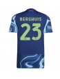 Billige Ajax Steven Berghuis #23 Bortedrakt 2025-26 Kortermet